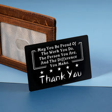 将图片加载到图库查看器,Going Away Thank You Gift for Coworkers Friends Wallet Card Insert Employee Teacher Appreciation Gifts the Office Retirement Gifts for Boss Leader Nurse Inspirational Farewell Gifts for Women Men