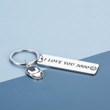 将图片加载到图库查看器,Christmas Gifts for Boyfriend Girlfriend I Love You 3000 Keychain Him Her Couple Valentine's Day Birthday Present from Husband Wife Movie Pendant for Dad Mom from Kids New Year Charm for Family
