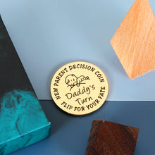 将图片加载到图库查看器,Christmas Gifts for New Parents New Mom Gifts for Women New Dad Gifts for Men Funny Decision Coin Pregnancy Mothers First Time Moms Dads Parents Gifts New Baby Gift Mom Dad Mummy to Be Double-sided