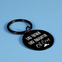 将图片加载到图库查看器,Dad Gifts Keychain from Daughter Funny, Father's Day Gifts Idea from Daughter, Birthday Christmas Gifts for Papa Daddy Stepdad from Stepdaughter Teen Girls, Father of the Bride Wedding Gifts