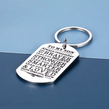 将图片加载到图库查看器,To My Son Inspirational Gifts from Mom Dad Birthday Graduation Coming-of-age Gift for Teen Boys Kids Back to School Anniversary Christmas Motivating Present for Him from Parents Family Jewelry