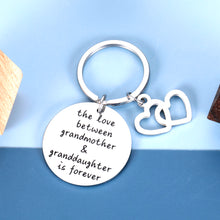 将图片加载到图库查看器,Grandma Granddaughter Christmas Gifts Keychain for Women Teen Girls Grandma Keychain Grandmother Gifts from Grandchildren Birthday Valentine's Day Wedding Gifts Mimi Gifts for Grandma
