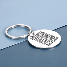 将图片加载到图库查看器,Inspirational-gift Positive Quotes Keychain Men Women Son Daughter Birthday Graduation Motivational Pendant Always Remember You Are Braver Than You Believe Unisex Accessories for Mom Dad Best Friends