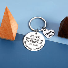 将图片加载到图库查看器,Thank You Gifts for Coworkers Employee Appreciation Gifts Keychain for Women Men Office Retirement Leaving Gifts from Colleague Friend Boss Lady Leader Nurse Teachers Farewell Goodbye Going Away