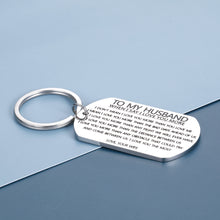 将图片加载到图库查看器,Keychain to My Husband Boyfriend Men Fiance Couple-gift from Wife Girlfriend Women Fiancee Valentine when I Say I Love You More Anniversary Birthday Present Keyring for Him Accessories