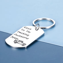 将图片加载到图库查看器,Jeep Lover Christmas Gifts Keychain for Men Women Jeep Owners Husband Boyfriend Friends Birthday Gifts off Road Car Accessories from Wife Girlfriend Wrangler for Fiance New Year Present for Him Her