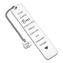 将图片加载到图库查看器,Boss Day Gifts Thank You Gifts for Women Men Coworker Employee Appreciation Gift for Boss Male Retirement Going Away Leaving Gifts Ideas for Teachers Office Inspirational Birthday Retired Bookmark