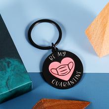 将图片加载到图库查看器,Funny Christmas Gifts for Women Men Boyfriend Girlfriend Birthday Quarantine Gift for Friends I Love You Keychain for Husband Wife Him Her Anniversary Valentine Gifts Fiancé Wedding Gifts Bride Groom