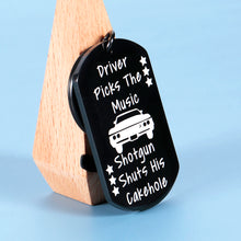 将图片加载到图库查看器,Funny Supernatural Merchandise Gifts Car Keychain for Women Men Winchester Brothers TV Show Supernatural Fans Birthday Graduation Gifts for New Driver Trucker Teen Musician Boys Girls BFF