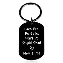 将图片加载到图库查看器,Dont Do Stupid Keychain for Son Daughter Gag Gifts Kids Teen Boys Girls Gifts Idea Funny Christmas Birthday Gifts Him Her