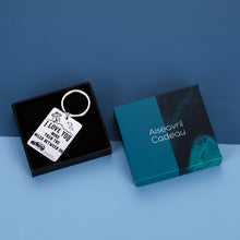 将图片加载到图库查看器,Valentine Day Gift for Him Her Long Distance Relationship I Love You Couple Keychain for Boyfriend Girlfriend Husband Wife Anniversary Birthday Gift Tag for Newlywed Women Men Fiance Fiancee Him Her