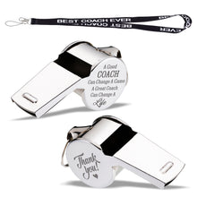 将图片加载到图库查看器,Coach Whistle with Lanyard, Basketball Volleyball Coach Gifts for Men, Best Coach Gifts, Football Soccer Hockey Gifts, Thank You Gifts for Baseball Coach, Coach Appreciation Gifts, Cheer Coach Gifts