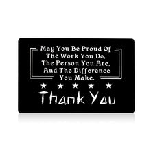 将图片加载到图库查看器,Going Away Thank You Gift for Coworkers Friends Wallet Card Insert Employee Teacher Appreciation Gifts the Office Retirement Gifts for Boss Leader Nurse Inspirational Farewell Gifts for Women Men