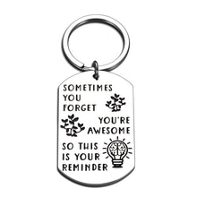 将图片加载到图库查看器,Inspirational Gifts for Women Men Funny Keychain for Best Friend Student Birthday Christmas Appreciation Gift Couples Coworker Boss Thanksgiving Graduation Coming-of-age Present for Son Daughter