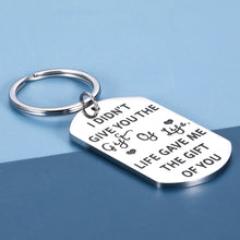 将图片加载到图库查看器,Bonus Daughter Gifts from Mom Keychain for Son in Law Bonus Son Adoption Presents for Kids Birthday Gift for Stepson Stepdaughter from Stepdad Stepmom Wedding Gift for Adopted Son Adopted Daughter