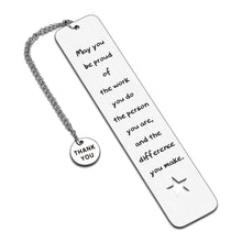 将图片加载到图库查看器,Coworker Thank You Gifts Bookmark Inspirational Gifts for Women Office Retirement Gifts for Men Teacher Employee Appreciation Gifts from Boss Friends Going Away Goodbye Farewell Gifts for Coworkers
