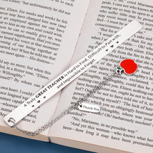 将图片加载到图库查看器,Thank You Gifts Bookmark for Teachers, Teacher Appreciation Day Gifts for Women, Teacher Gifts Bulk for Men, Teachers' Day Birthday Gifts for Tutor Professor Educator, Graduation Gifts from Students