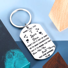 将图片加载到图库查看器,Valentines Day Gifts I Love You Keychain for Him Boyfriend Wife from Her Girlfriend Husband Birthday Anniversary Birthday Gift for Women Men Christmas Wedding Gift for Fiance Fiancee Groom Bride