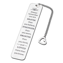 将图片加载到图库查看器,Inspirational Gifts for Women Bookmarks for Book Lovers Birthday Gifts for Son Friends Teens Boys Christmas Gifts for Students Women Men Friends Valentines Graduation Back to School Stocking Stuffers