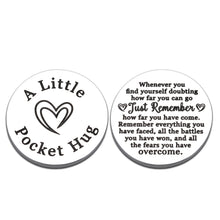 将图片加载到图库查看器,Inspirational Gifts for Women Pocket Hug Token Keepsake Long Distance Relationship Gifts for Friends Son Him Teen Boys Gift Ideas Birthday Gifts for Men Christmas Gifts for Women Graduation Valentines