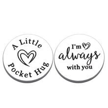 将图片加载到图库查看器,Valentines Gifts for Him Pocket Hug Token I Love You Gifts for Him Husband Boyfriend Christmas Gifts for Men Friends Birthday Long Distance Relationship Gifts for Son Stocking Stuffers for Teen Boys