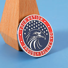 将图片加载到图库查看器,Double-Sided Thank You for Your Service Military Coin Military Gifts for Men Women Appreciation Gifts for Veterans Soldier Thank You Gifts Friend Dad Uncle Son Teens Deployment Retirement Veterans Day