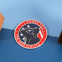 将图片加载到图库查看器,Double-Sided Thank You for Your Service Military Coin Military Gifts for Men Women Appreciation Gifts for Veterans Soldier Thank You Gifts Friend Dad Uncle Son Teens Deployment Retirement Veterans Day