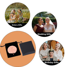 将图片加载到图库查看器,Sisters Gifts from Sister Rose Gold Compact Mirror Sister Christmas Gifts for Women Friends Sister in Law Stocking Stuffers for Teen Girls Birthday Graduation Valentines Day Sister Gifts from Brother