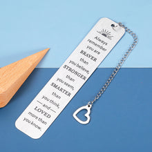 将图片加载到图库查看器,Inspirational Gifts for Women Bookmarks for Book Lovers Birthday Gifts for Son Friends Teens Boys Christmas Gifts for Students Women Men Friends Valentines Graduation Back to School Stocking Stuffers