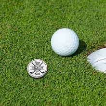 将图片加载到图库查看器,Coach Appreciation Gift Magnetic Golf Ball Marker Hat Clip Soccer Coach Gifts Football Basketball Coach Gifts for Women Golf Accessories for Men Thank You Gifts Birthday Christmas Stocking Stuffers