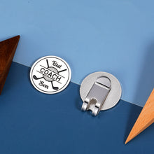 将图片加载到图库查看器,Coach Appreciation Gift Magnetic Golf Ball Marker Hat Clip Soccer Coach Gifts Football Basketball Coach Gifts for Women Golf Accessories for Men Thank You Gifts Birthday Christmas Stocking Stuffers