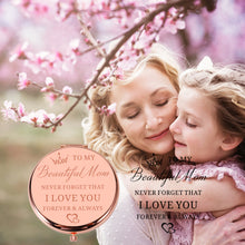 将图片加载到图库查看器,Aiseavril Cadeau Birthday Gifts for Mom Rose Gold Compact Mirror for Mom from Son Daughter Valentines Day Gifts for Mom Stocking Stuffers for Mom Anniversary Wedding Engagement Mothers Day Presents