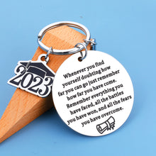 将图片加载到图库查看器,Class of 2023 Graduation Gifts for Him Her Inspirational Keychain Senior 2023 Gifts for University College Middle Senior High School Students Christmas Stocking Stuffers for Teen Boys Teen Girls Son