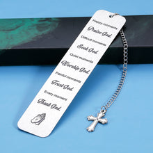 将图片加载到图库查看器,Christian Gifts for Women Inspirational Bible Bookmark for Book Lovers Christmas Gifts for Mom Teen Boys Kids Friends Religious Gifts Pastor Appreciation Gifts Spiritual Gifts for Women Baptism Gifts