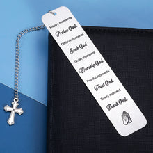 将图片加载到图库查看器,Christian Gifts for Women Inspirational Bible Bookmark for Book Lovers Christmas Gifts for Mom Teen Boys Kids Friends Religious Gifts Pastor Appreciation Gifts Spiritual Gifts for Women Baptism Gifts