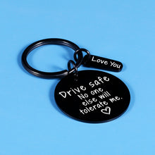 将图片加载到图库查看器,Drive Safe Keychain Gifts for Boyfriend Girlfriend Valentines Day Gifts for Him Her Couples Husband Christmas Gifts from Wife Stocking Stuffers for Men Women Birthday Anniversary Wedding Engagement
