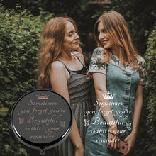 将图片加载到图库查看器,Valentines Day Gifts for Her Girlfriend Wife Compact Makeup Mirror Christmas Stocking Stuffers for Teen Girls Birthday Gifts for Women Daughter Mom Female Friends Sisters Gifts for Sister Graduation