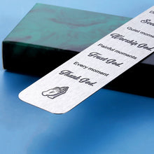 将图片加载到图库查看器,Christian Gifts for Women Inspirational Bible Bookmark for Book Lovers Christmas Gifts for Mom Teen Boys Kids Friends Religious Gifts Pastor Appreciation Gifts Spiritual Gifts for Women Baptism Gifts